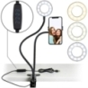Lampa LED Selfie Ring Profesionala cu Telecomanda cu clema de prindere, 3 setari pentru temperatura (cald, rece, mixt, Gonga®