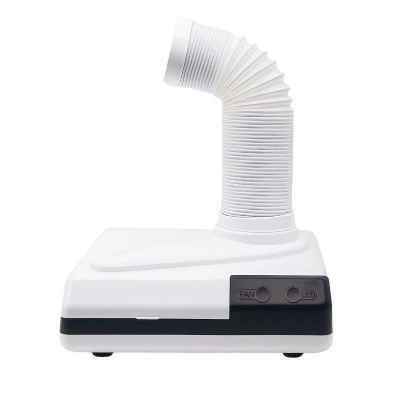 Colector de praf pentru unghii, 60W, Spot LED, Tub flexibil cu rotație la 360 de grad, Gonga®