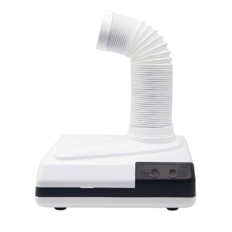 Colector de praf pentru unghii, 60W, Spot LED, Tub flexibil cu rotație la 360 de grad, Gonga®