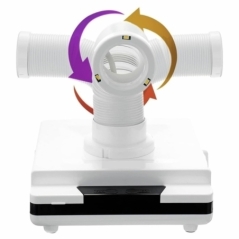 Colector de praf pentru unghii, 60W, Spot LED, Tub flexibil cu rotație la 360 de grad, Gonga®
