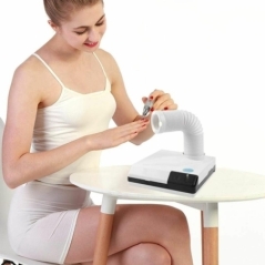 Colector de praf pentru unghii, 60W, Spot LED, Tub flexibil cu rotație la 360 de grad, Gonga®