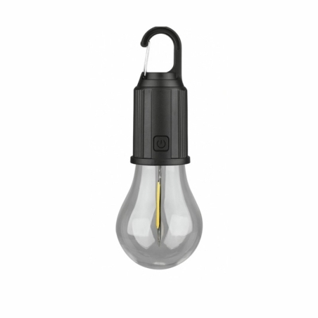 Lanterna LED portabilă de camping sub formă de bec cu cârlig, 1, 5 W, incarcare USB, Gonga®