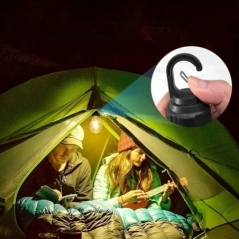 Lanterna LED portabilă de camping sub formă de bec cu cârlig, 1, 5 W, incarcare USB, Gonga®