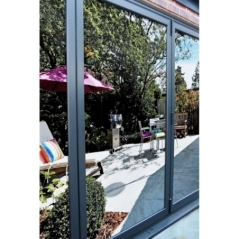 Folie Reflexiva protectie Geamuri montare pe interior cu efect de oglinda si protectie solara UV 150 x 60 cm, Gonga®