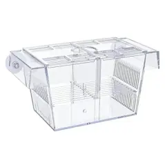 Cutie de reproducere din plastic pentru pesti, 23x10x9.5 cm, Gonga - Transparent