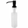 Dispenser pentru detergent lichid, incastrabil chiuveta/blat, 300ml, negru, Gonga