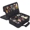 Geanta tip organizator cosmetice, 40x29x13 cm, negru, Gonga