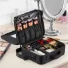 Geanta tip organizator cosmetice, 40x29x13 cm, negru, Gonga