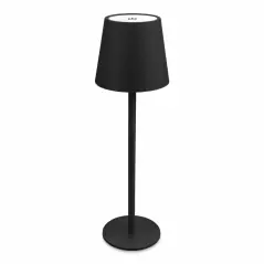 Lampa de noptiera, LED, baterie 1500mAh, 3W, 38x10.5 cm, Gonga - Negru