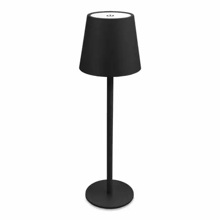 Lampa de noptiera, LED, baterie 1500mAh, 3W, 38x10.5 cm, negru, Gonga