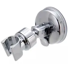 Suport compact pentru capul de duș echipat cu o ventuză puternică, argintiu, plastic (ABS), Gonga®