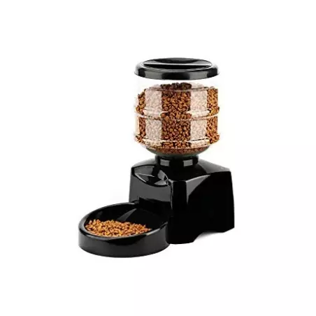 Hranitor automat cu LCD si inregistrare vocala, pentru caini si pisici, 5.5L, Gonga®