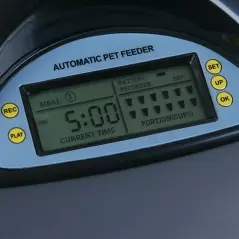Hranitor automat cu LCD si inregistrare vocala, pentru caini si pisici, 5.5L, Gonga®
