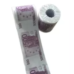 Hartie igienica cu imprimeu bancnote, Gonga® - 500 Euro