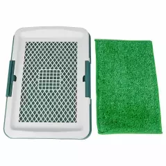 Covor toaleta pentru animale de companie, tip iarba artificiala, Gonga®