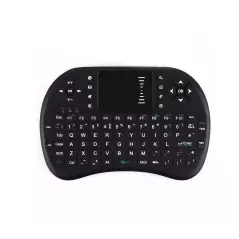 Mini tastatura wireless I8, cu touchpad, negru, Gonga