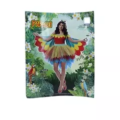 Costum de papagal pentru femei, L/XL, multicolor