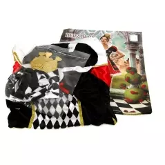 Costum dama de inima, multicolor