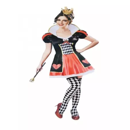 Costum dama de inima, multicolor