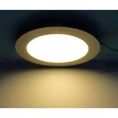 Panou LED forma rotunda, 6 w, lumina alba, 3000 K, 430 lumeni - Alb
