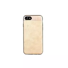 Husa iPhone 7+8 model piele, auriu