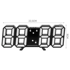 Ceas digital de birou, modern, Gonga®