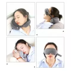 Masca de dormit cu perna pentru gat, Gonga®