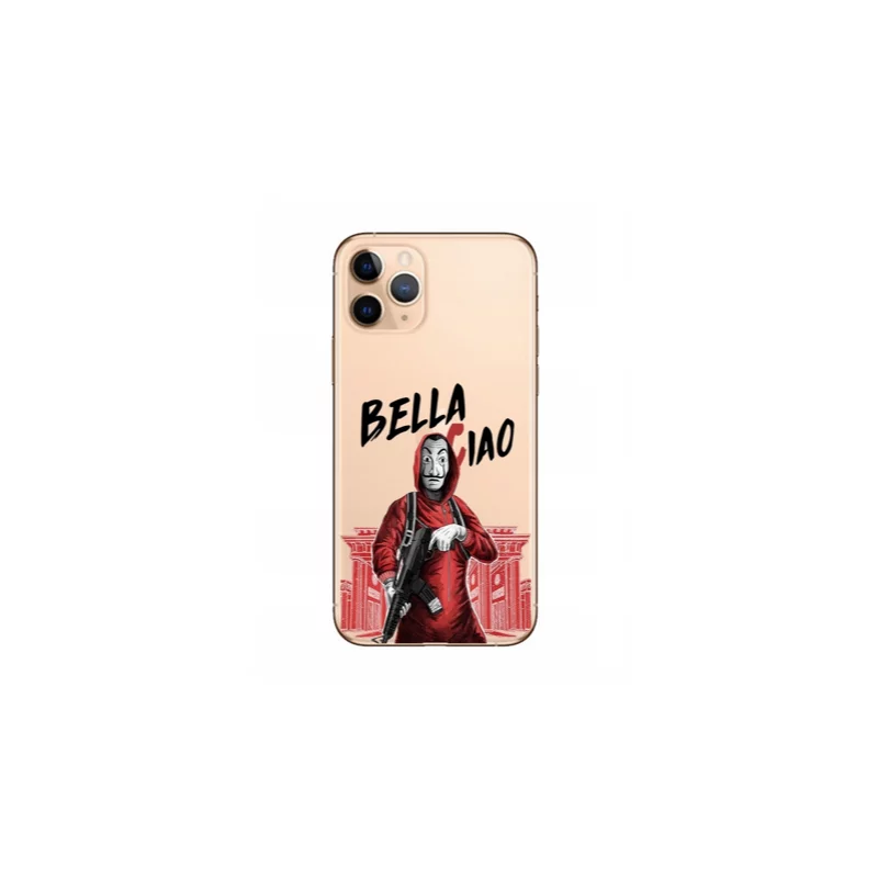 Husa de protectie din silicon, model Bella Ciao, iPhone 11 Pro