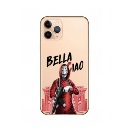 Husa de protectie din silicon, model Bella Ciao, iPhone 11 Pro