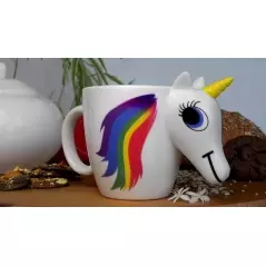 Cana termosensibila 3D, model unicorn, 300 ml, Gonga®