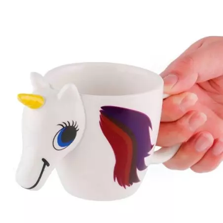 Cana termosensibila 3D, model unicorn, 300 ml, Gonga®