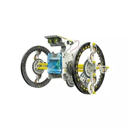 Kit de constructie pentru copii, robot solar, 14 in 1, Gonga®