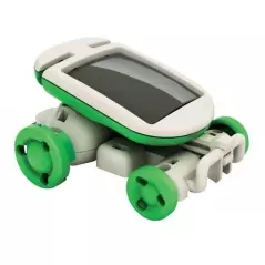 Jucarie robot solar pentru copii, 6 in 1, verde