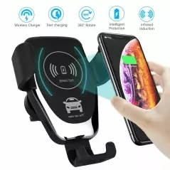 Incarcator auto universal, wireless, antisoc, antialunecare, rotire 360 °, Gonga®