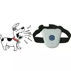 Zgarda de dresaj cu ultrasunete pentru caini, alb,Gonga®