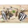 Set pentru cocktail si bauturi, inox, 8 piese, argintiu, Gonga®