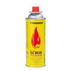 Butelie cu gaz pentru arzator Tiross, 400 ml, galben