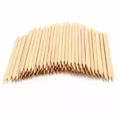 Set de 100 betisoare duble din lemn pentru cuticule, Gonga®