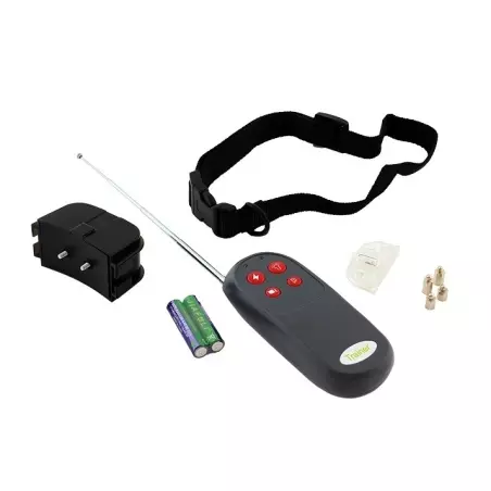 Zgarda de dresaj cu electrosocuri, vibratii si sunete pentru caini, Gonga®