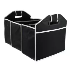 Organizator auto pliabil pentru portbagaj, 3 compartimente, negru, Gonga®