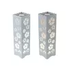 Lampa LED decorativa de birou, model floral, alb,Gonga®