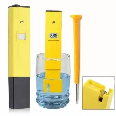 Dispozitiv pentru testarea PH-ului din apa, galben - Galben