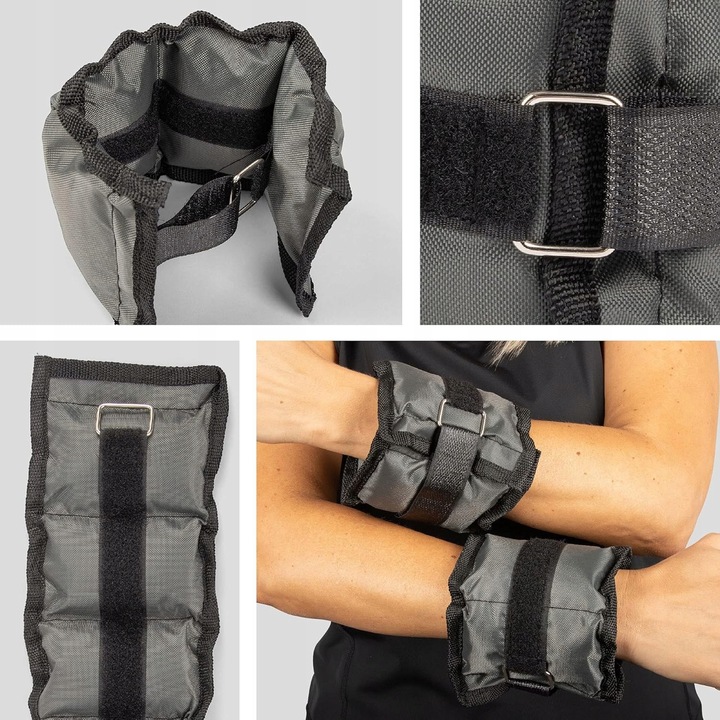 Set de 2 greutati pentru incheietura mana/glezna, 2x550 g, Gonga® 2 Set%20de%202%20greutati%20pentru%20incheietura%20mana